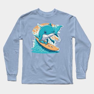 The Surfer's Dolphin Long Sleeve T-Shirt